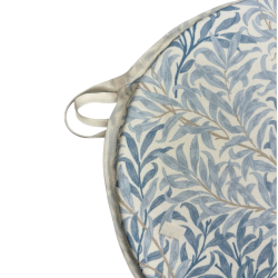 Coussin de siège rond Bistro Willow Bough Azure | Coussins de siège William Morris |