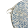 Cuscino per sedia Bistro rotondo Willow Bough Azure | Cuscini per sedia William Morris |