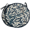 Runde Bistro Willow Bough Ebony Tapestry Sitzkissen | Bistro Sitzkissen