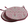 Ronde Bistro Snakeshead Crimson Stoelkussens | Gevlekte Bistro Stoelkussens