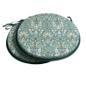 Coussins de siège ronds Bistro à motif tête de serpent et forêt | Coussins de siège Bistro à motifs