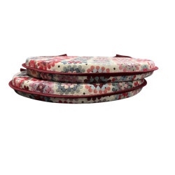 Coussins de siège ronds de style bistro en crochet | Coussins de chaise ronds en crochet |