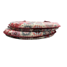 Round Bistro Crochet Tapestry Seat Pads | Round Crochet Chair Pads |