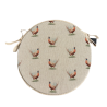 Small Pheasant Round Bistro Seat Pads | Pheasant Round Chair Pads |