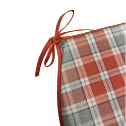 Highland Check Herfst D-vormige Zitkussens| Tartan D-vormige Zitkussens