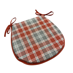 Highland Check Autumn D Shaped Seat Pads| Tartan D Shaped Seat Pads