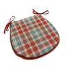 Cuscini per sedie a forma di D Highland Check Autunno| Cuscini per sedie a forma di D Tartan