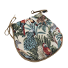 Coussins de siège en forme de D, motif tapisserie forêt tropicale naturelle | Coussins de siège classiques en forme de D