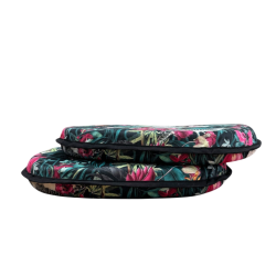 D Shaped Tropical Velvet Seat Pads | Classic D Tropical Velvet Seat Pads