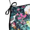 D Shaped Tropical Velvet Seat Pads | Classic D Tropical Velvet Seat Pads