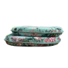 D Shaped Velvet Tranquillity Seat Pads | D Shaped Floral Velvet Seat Pads