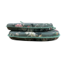 D Shaped Velvet Chinoiserie Seat Pads | D Shaped Luxury Velvet Seat Pads