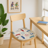 Classic Camper D Shaped Seat Pads | Modern Fun D Shaped Chair Pads |