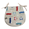 Coussins de siège classiques en forme de D pour camping-car | Coussins de chaise modernes et ludiques en forme de D |