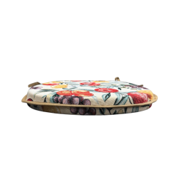 Natural Fruits Tapestry D Shaped Seat Pads | Classic D Fruit Seat Pads