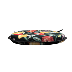 Black Fruits Tapestry D Shaped Seat Pads | Classic D Fruit Seat Pads |