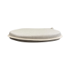 Cuscini per sedili a forma di D in lino semplice | Cuscini per sedili classici a forma di D in beige semplice