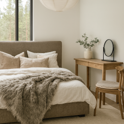 Coussins de siège en forme de D à rayures grises | Coussin de siège en forme de D à rayures extra épaisses