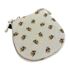 Coussin de chaise réversible en forme de « D » Small Bees | Lot de 4, 6 ou 8 coussins de chaise