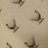 Small Pheasants Reversible 'D' Seat Pads | Set of 2,4,6 or 8 Chair Pads