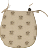 Coussins de chaise réversibles en forme de « D » à motif mouton | Lot de 2, 4, 6 ou 8 coussins de chaise