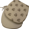 Cuscino per Sedia Reversibile a Forma di 'D' con Coniglietto | Set di 2,4,6,8 Cuscini per Sedie