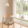 Tapestry Llama D Shaped Seat Pads | D Shaped Animal Tapestry Seat Pads
