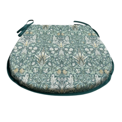 D Shaped Seat Pad Snakeshead Forest | William Morris D Shaped Seat Pads