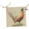 Pheasant Omkeerbare Vierkante Stoelkussens | Set van 2, 4, 6 of 8 Stoelkussens
