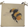 Coussins de chaise carrés réversibles Queen Bee | Lot de 2, 4, 6 ou 8 coussins de chaise