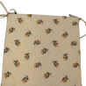 Coussins de chaise carrés réversibles Queen Bee | Lot de 2, 4, 6 ou 8 coussins de chaise