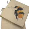 Coussins de chaise carrés réversibles Queen Bee | Lot de 2, 4, 6 ou 8 coussins de chaise