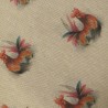 Large Rooster Reversible Square Seat Pad | Set of 2,4,6 or 8 Chair Pads