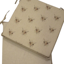 Coussins de chaise carrés réversibles Small Cows | Lot de 2, 4, 6 ou 8 coussins