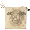 Sheep Reversible Square Seat Pad | Set of 2,4,6 or 8 Country Chair Pads