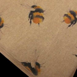 Bumble Bees Wende-Sitzkissen im Quadrat | Set mit 2, 4, 6 oder 8 Stuhlkissen