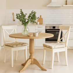 Cuscini per Sedie Quadrati Reversibili in Lana | Set di 2, 4, 6 o 8 Cuscini per Sedie