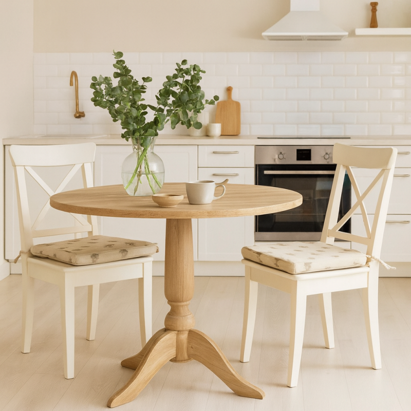 Cuscini per Sedie Quadrati Reversibili in Lana | Set di 2, 4, 6 o 8 Cuscini per Sedie