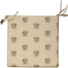 Sheep Reversible Square Seat Pads | Set of 2, 4, 6 or 8 Chair Pads