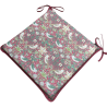 Square Seat Pad Strawberry Thief Crimson | Floral Red Square Seat Pads