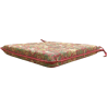 Cuscino Quadrato Strawberry Thief Crimson | Cuscini Quadrati Floreali Rossi