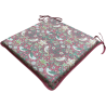 Cuscino Quadrato Strawberry Thief Crimson | Cuscini Quadrati Floreali Rossi