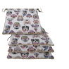 Coussins de siège carrés pour chien en tapisserie | Coussins de siège carrés en tapisserie à motifs animaliers