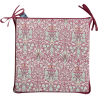Quadratisches Sitzkissen Snakeshead Crimson | William Morris quadratische Sitzkissen