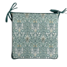 Square Seat Pad Snakeshead Forest |  William Morris Square Seat Pads