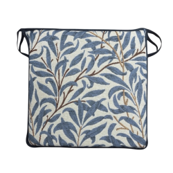 Cuscino Quadrato per Sedia Willow Bough Azure Tapestry | Cuscini per Sedia con Motivo Blu