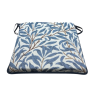 Square Seat Pad Willow Bough Azure Tapestry | Blue Patterned Seat Pads