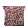 Coussin de siège carré William Tapisserie Rouge | Coussins de chaise carrés Tapisserie Rouge