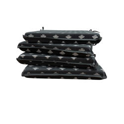 Small Bee Square Seat Pads | Extra Thick Non-Slip Square Chair Pads