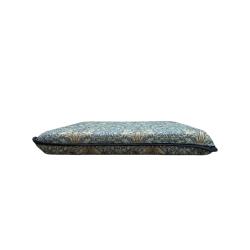 Coussin de siège carré en denim Snakeshead | Coussins de siège carrés William Morris